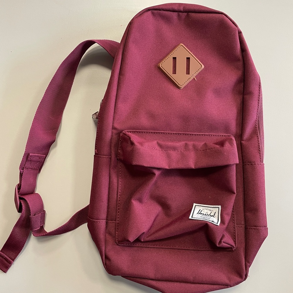 Herschel Supply Company Burgundy Crossbody Bag
